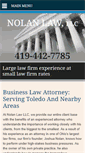 Mobile Screenshot of nolanlawllc.com